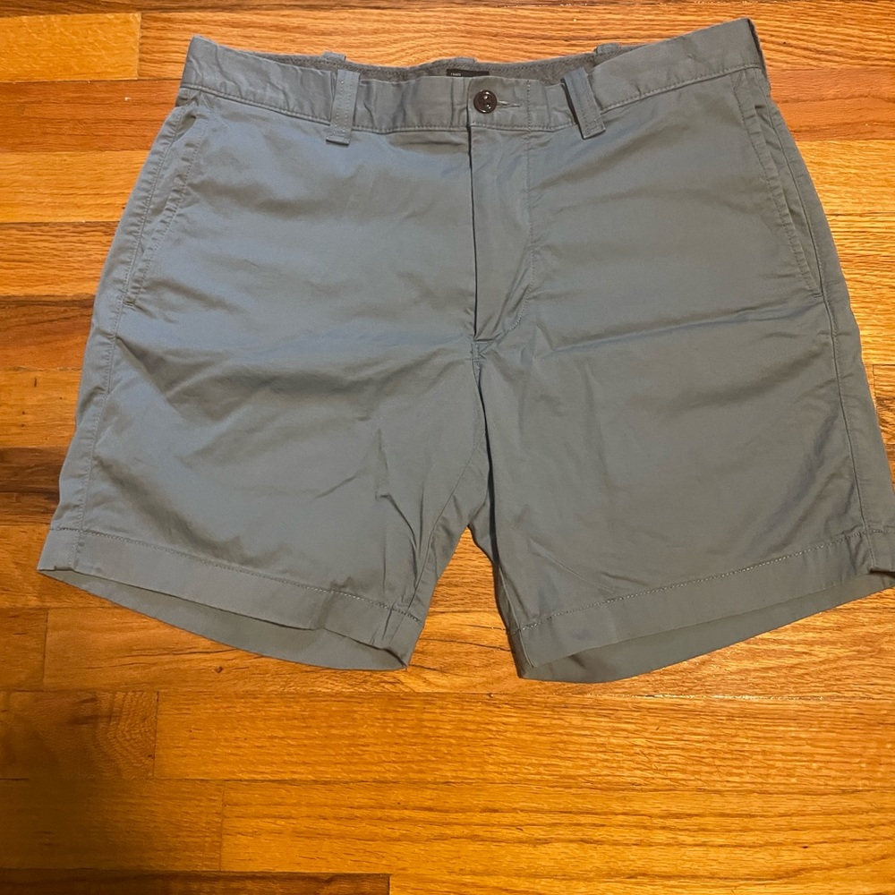 J.Crew 7" Stretch Chino Short Shoreline Blue 33